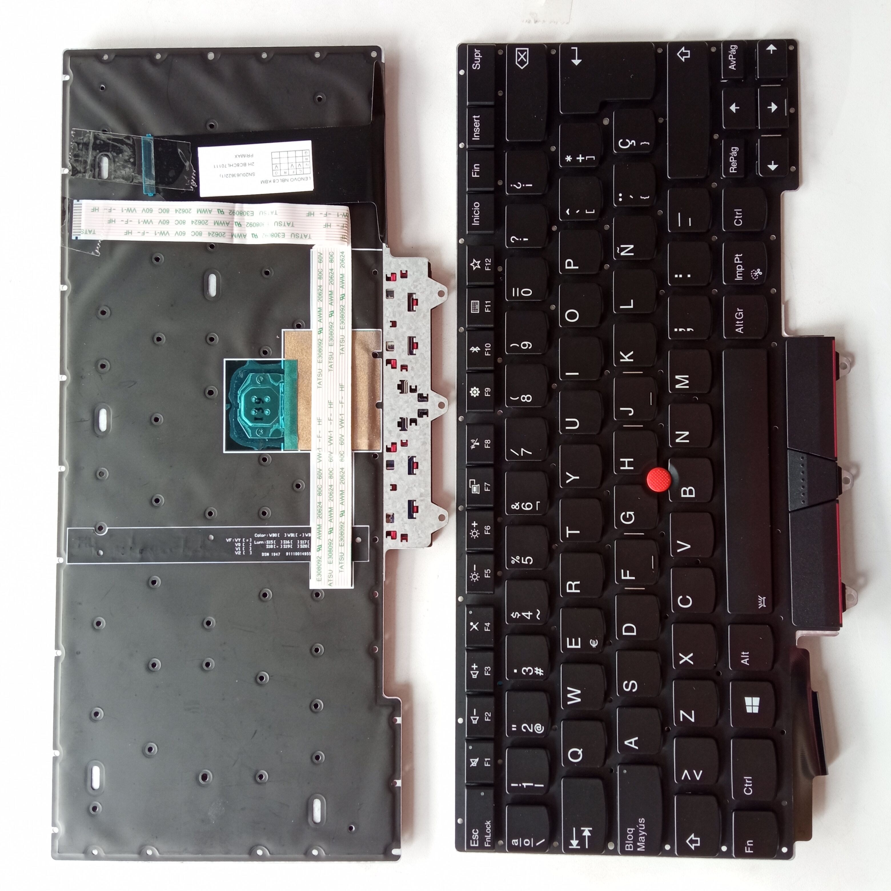 Picture of New Replacement Laptop Keyboard For IBM E14 Generation/E14 GEN1 BLACK With Point Backlit (OEM) SP Layout